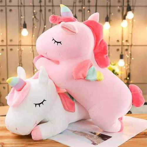 Unicorn Plush Toy Doll Pillow Girl Hug Bear Sleeping Bed Doll Girl